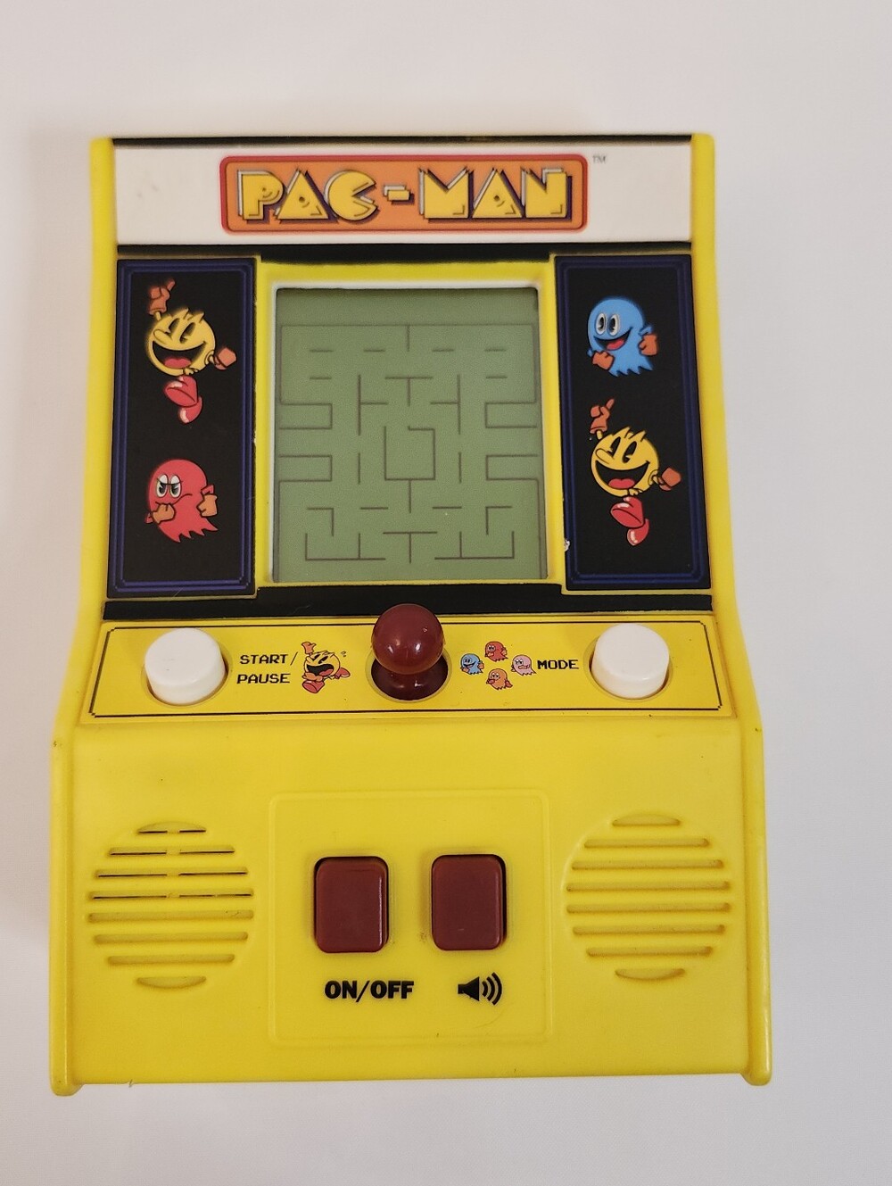 Basic Fun Pac-Man Mini Tabletop Retro Arcade LCD Game #09521 *Tested EUC